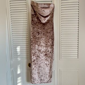 Strapless Suede Dress! 👗